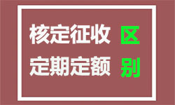 個(gè)體工商戶核定征收和定期定額征收有啥區(qū)別？是一樣的嗎？